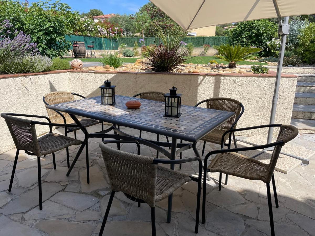 Villa Mas Provencale Jardin Piscine à Saint-Cyr-sur-Mer Extérieur photo