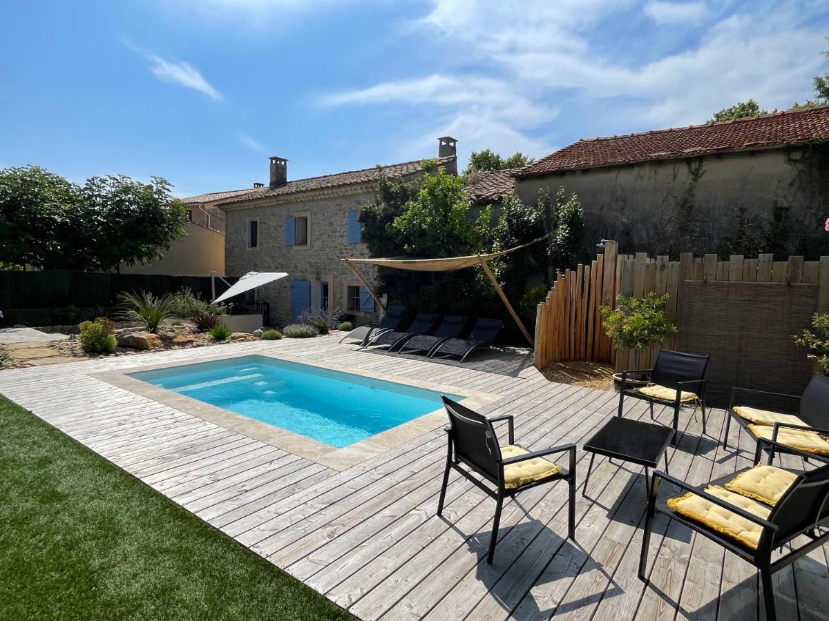 Villa Mas Provencale Jardin Piscine à Saint-Cyr-sur-Mer Extérieur photo